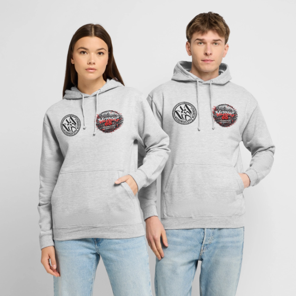 Berlin Wedding 65 Nauener Platz Unisex Hoodie - Hellgrau meliert