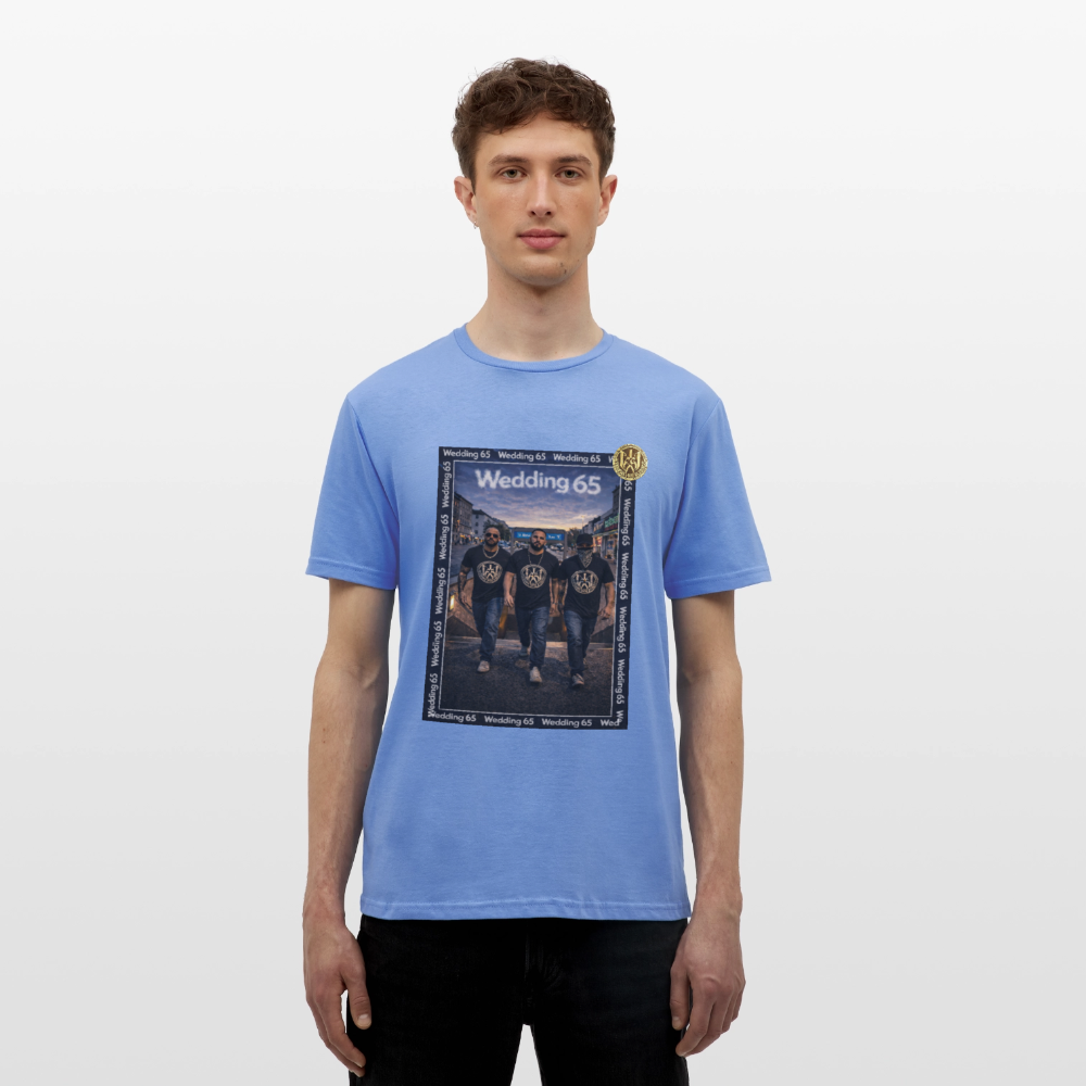 3Metro Wedding 65 Männer T-Shirt - Carolina Blue
