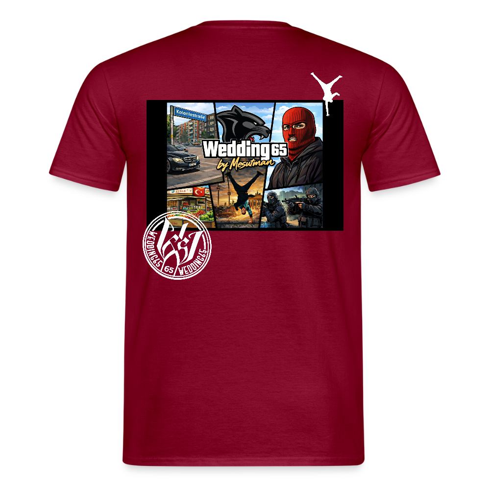 Männer Wedding65 by Mesutman T-Shirt - Ziegelrot