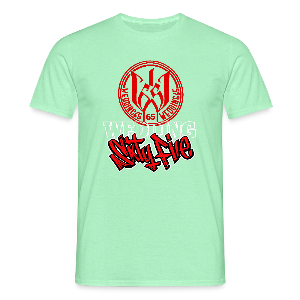 Red Black Wedding65 Männer T-Shirt - Mintgrün