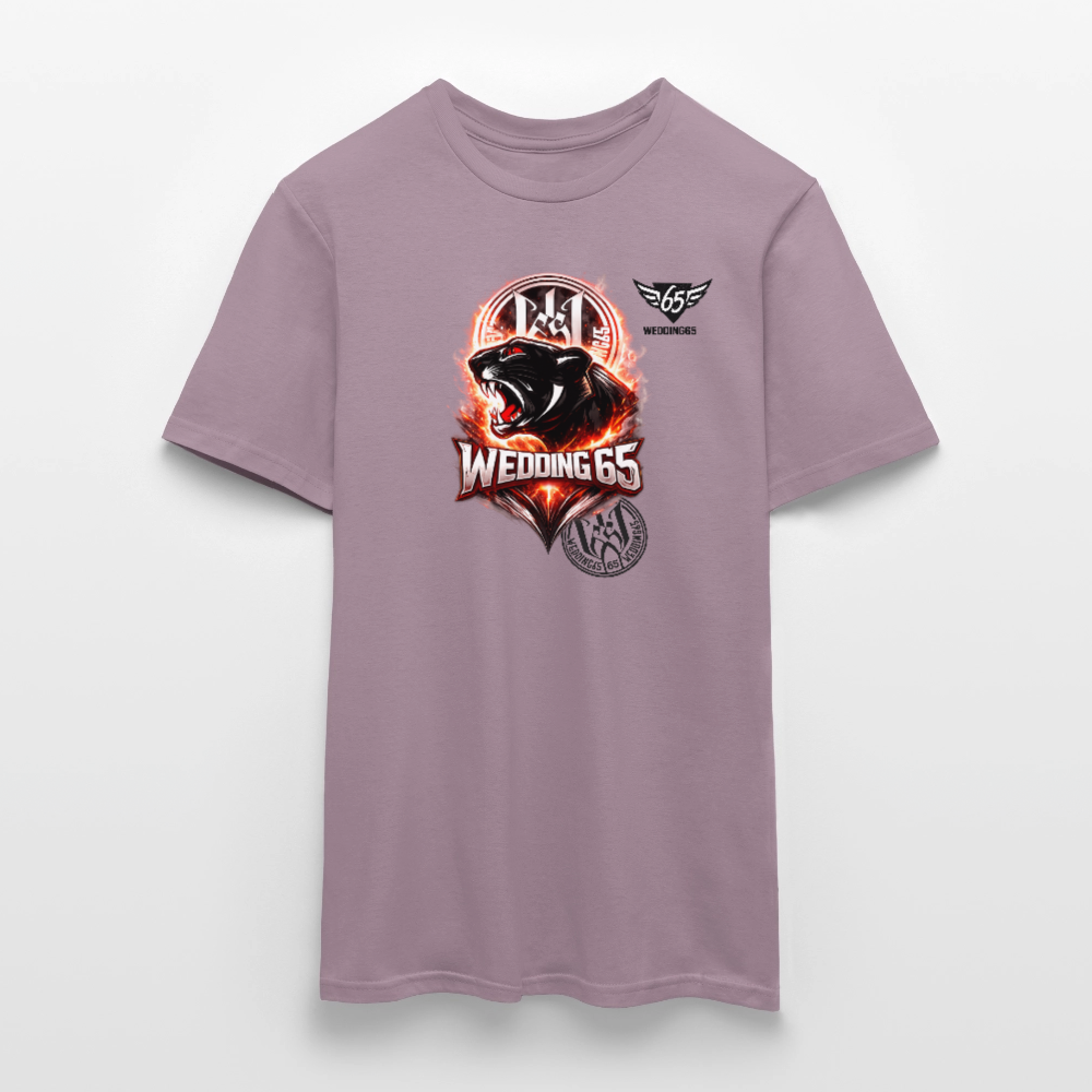 Fire Panther Wedding 65 Männer T-Shirt - Lilagrau 