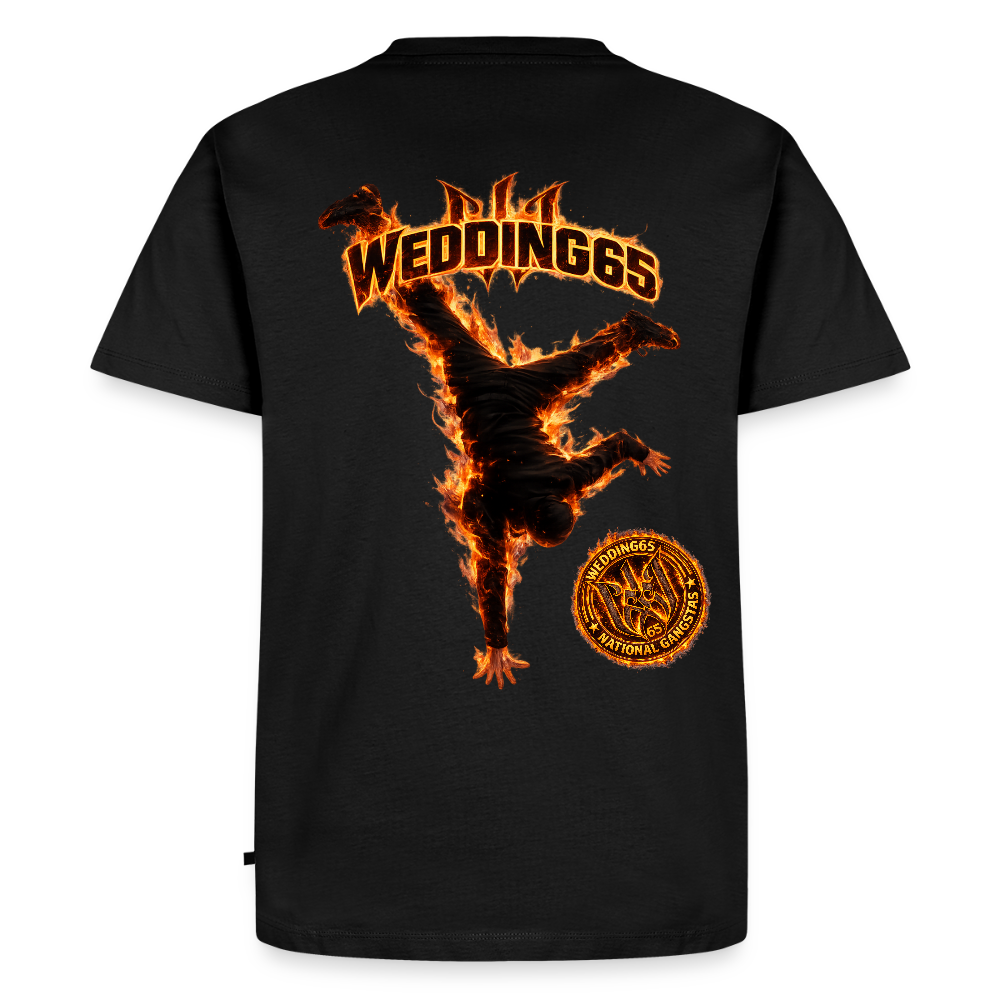 Flame 99 Wedding65 Männer Premium T-Shirt - Schwarz