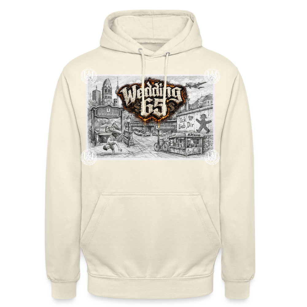 Berlin City Wedding65 Unisex Hoodie - Vanille-Milchshake