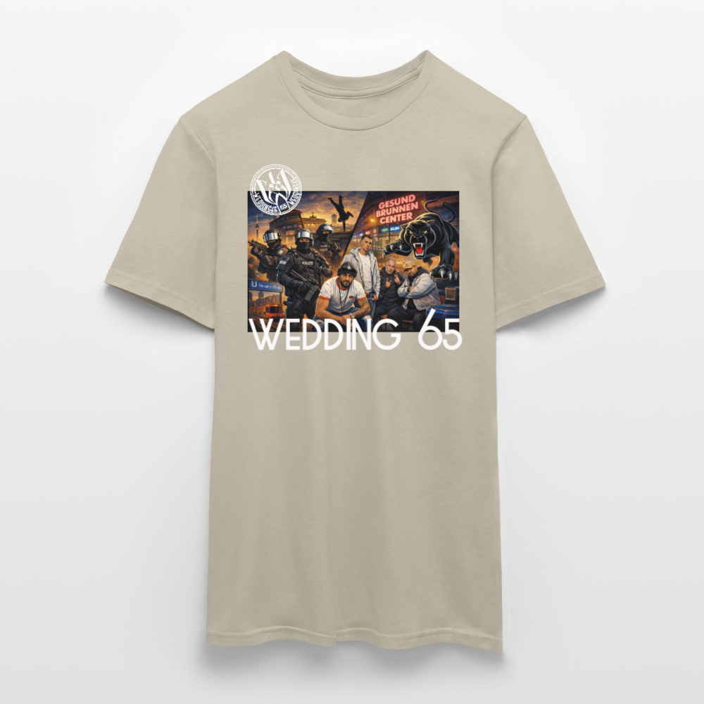 Gang Shirt Gesundbrunnen Wedding 65 Männer T-Shirt - Sandbeige