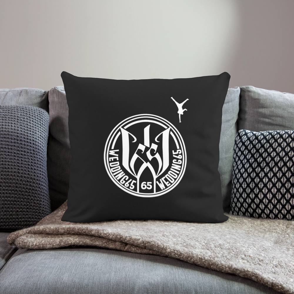 Original Wedding65 Sofakissenbezug 44 x 44 cm - Schwarz