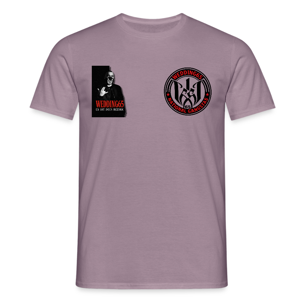 Scarface Wedding65 Männer T-Shirt - Lilagrau 