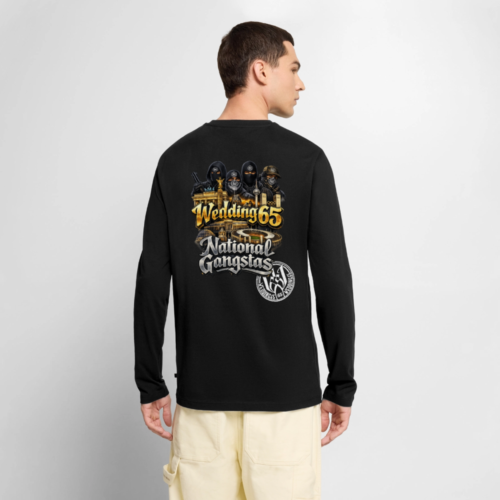 Männer Gangxtas Wedding65 Premium Langarmshirt - Schwarz