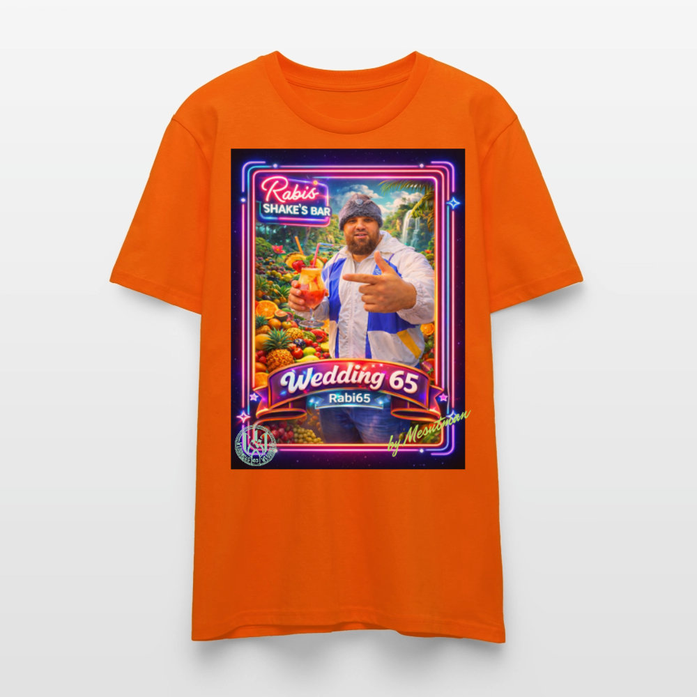 Wedding65 Rabis Shake's Bar Unisex T-Shirt - Tieforange