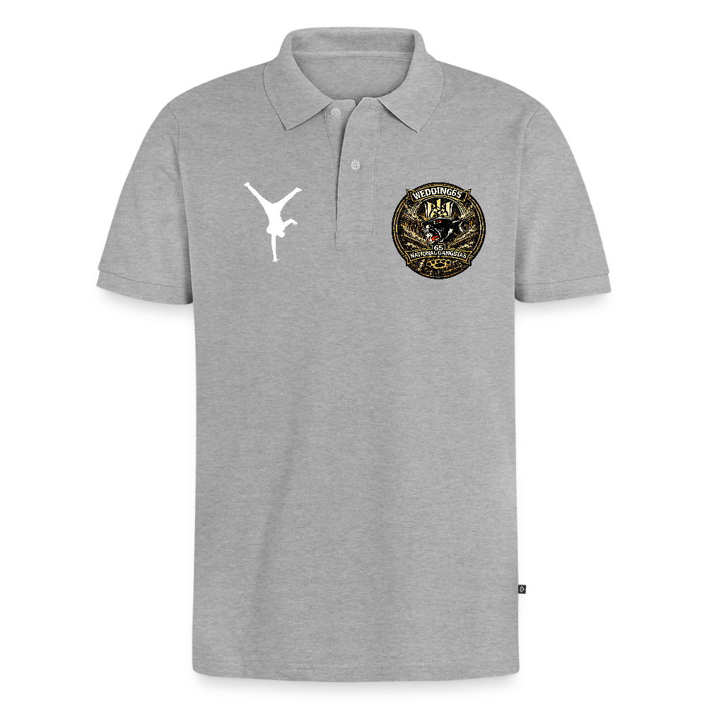 Wedding 65Männer Premium Polo Shirt - Grau meliert