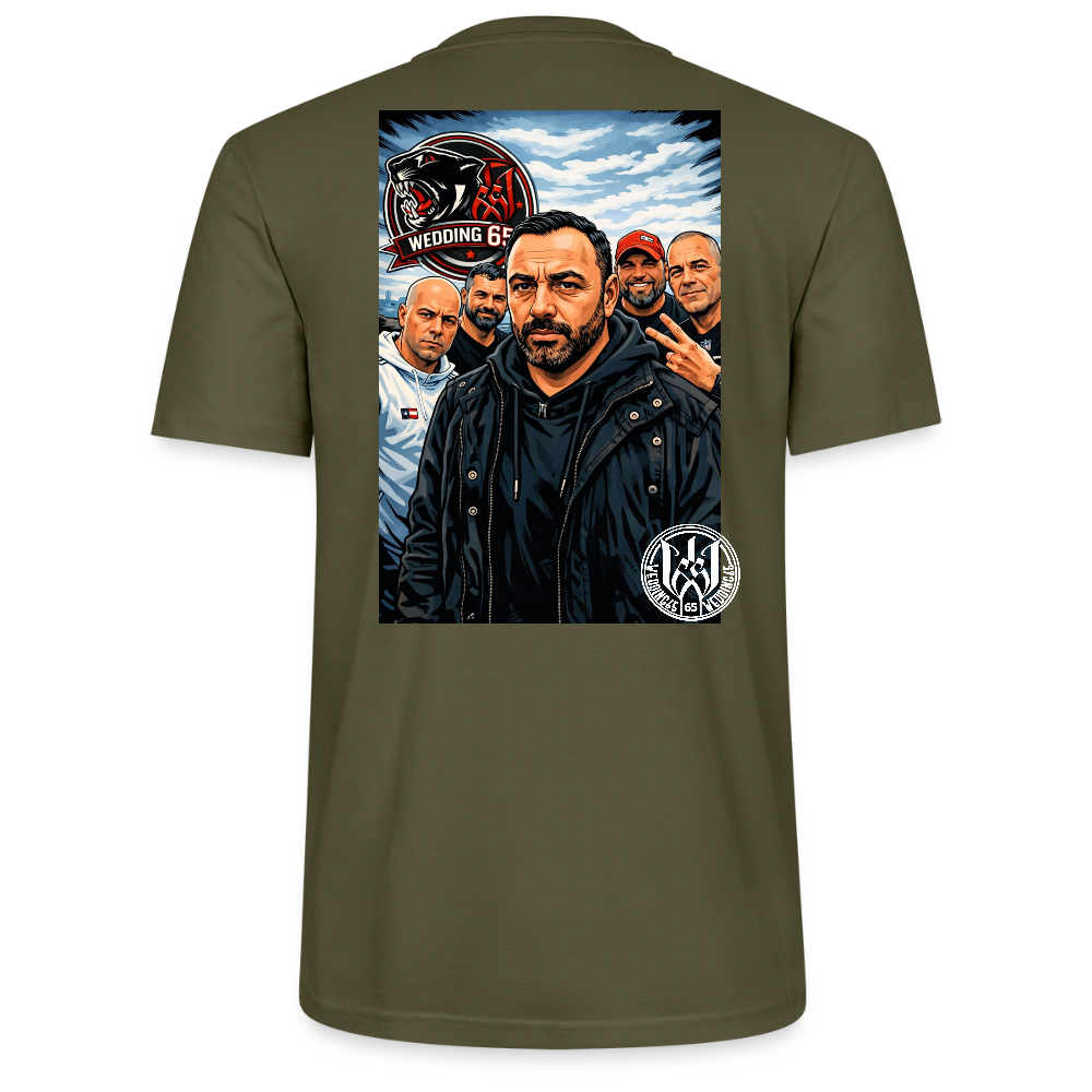 Red Panther Wedding65 Unisex T-Shirt CRAFTER - Khaki