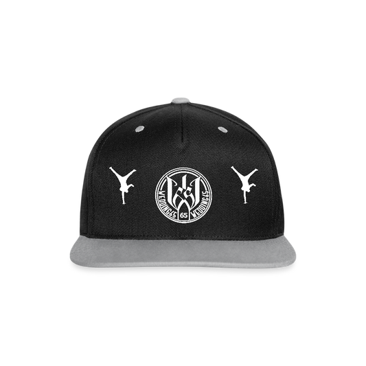 Wedding65 99 Kontrast Snapback Cap - Schwarz/Grau