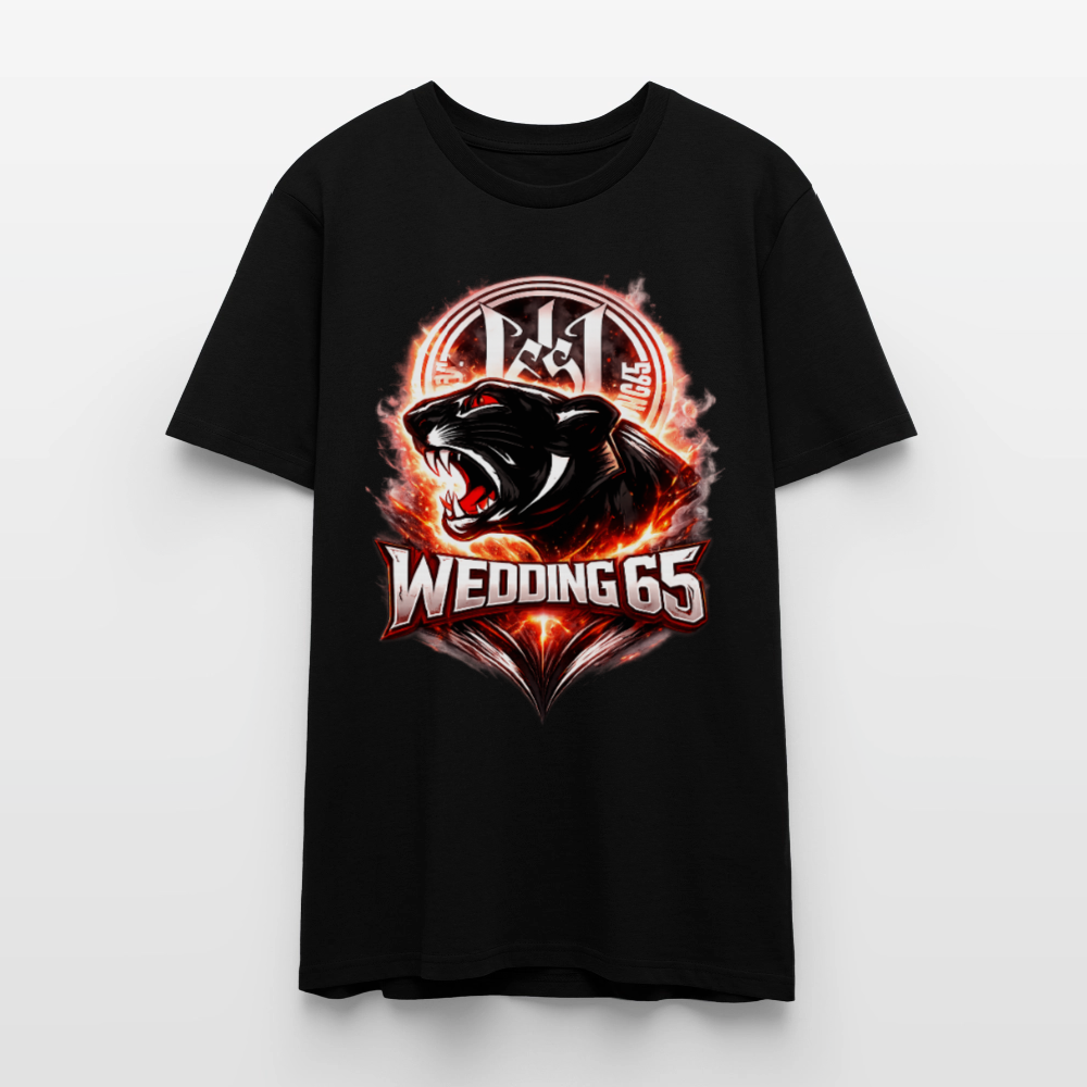 Red Panther WEDDING 65 Stanley/Stella Unisex T-Shirt - Schwarz