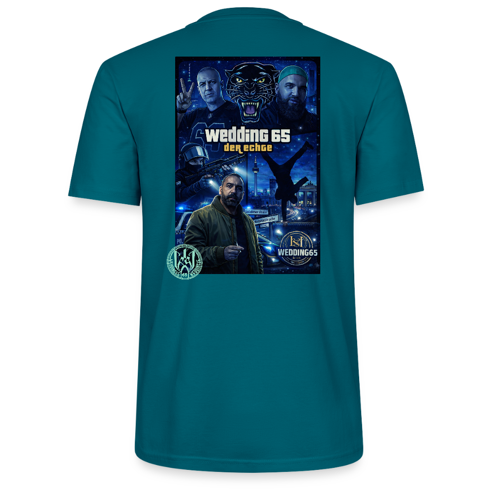 Der Echte Wedding 65 Unisex T-Shirt - Ozeanblau