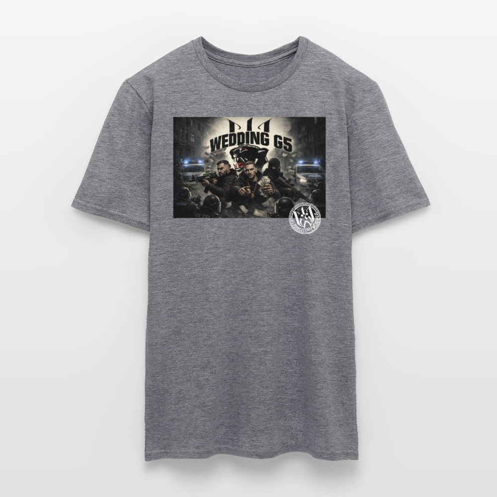 Wedding 65 Street Crime Männer T-Shirt - Graphit meliert