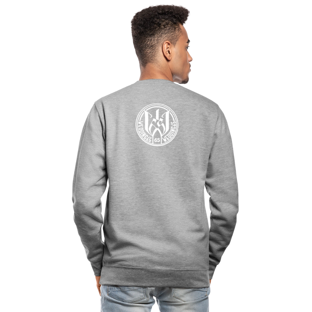 Wedding65 Unisex Pullover - Weißgrau meliert