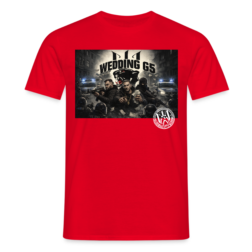Wedding 65 Street Crime Männer T-Shirt - Rot