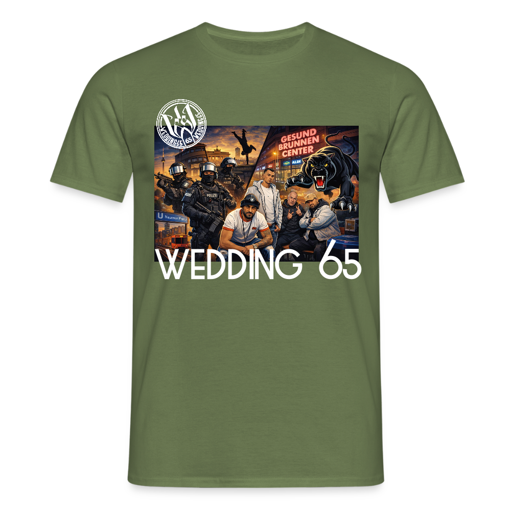 Gang Shirt Gesundbrunnen Wedding 65 Männer T-Shirt - Militärgrün