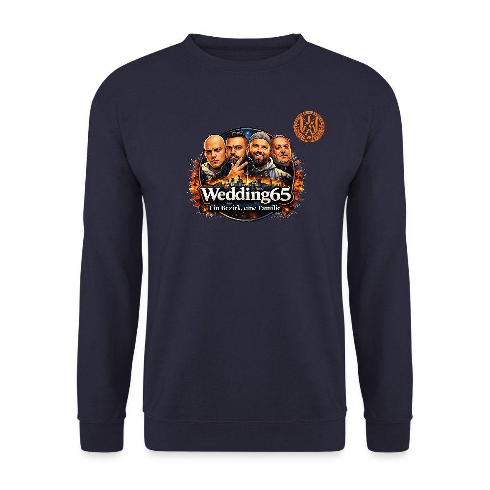 Wedding65 Familia Unisex Pullover - Navy