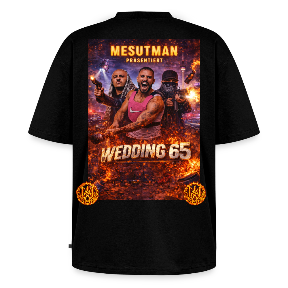 Mesutman Wedding 65 Premium Oversized Bio T-Shirt - Schwarz