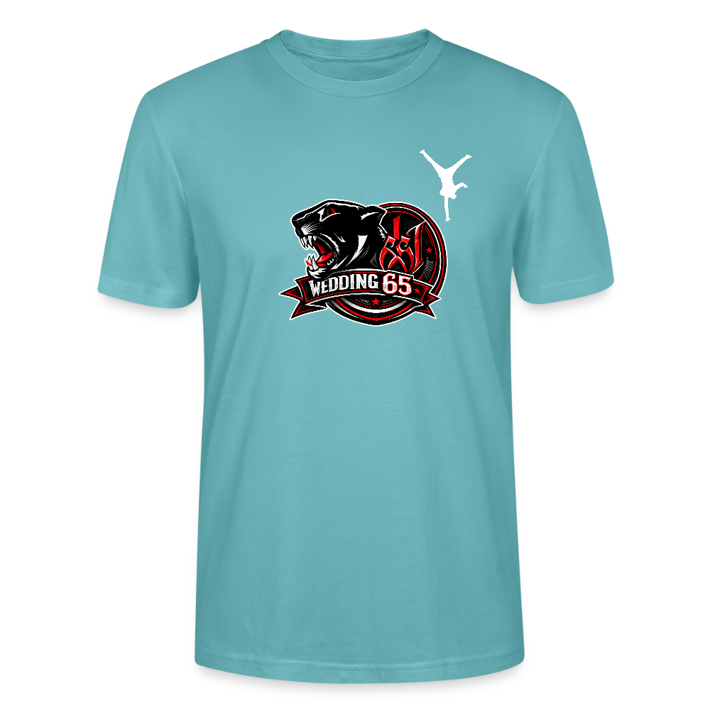 Red Panther Wedding65 Unisex T-Shirt CRAFTER - Pastelltürkis