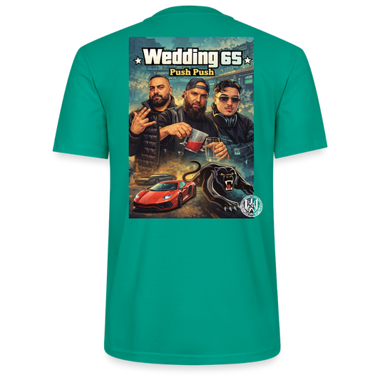 Push Wedding65 Stanley/Stella Unisex T-Shirt CRAFTER - Blaugrün