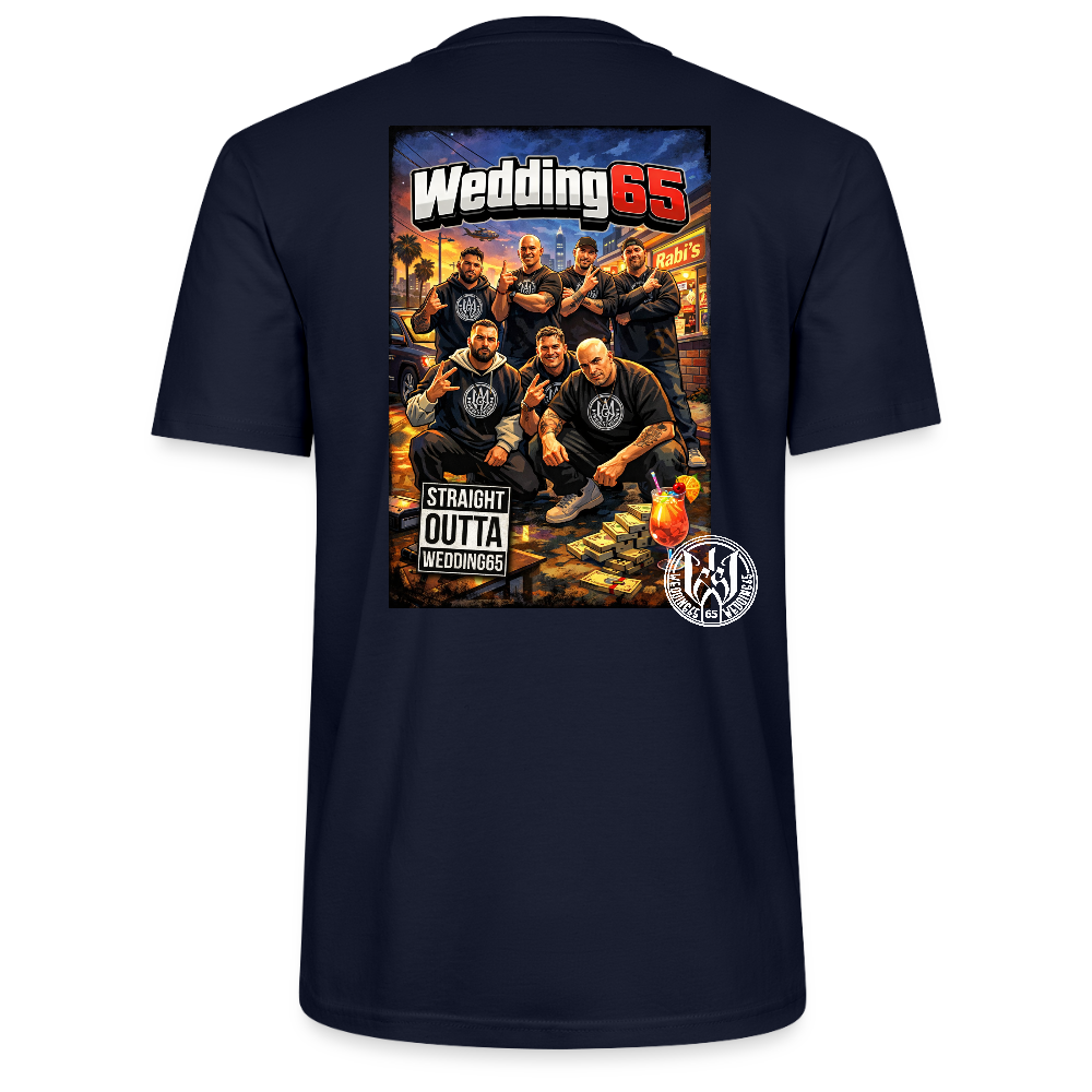 Outta Gang Wedding65  Unisex T-Shirt CRAFTER - Navy