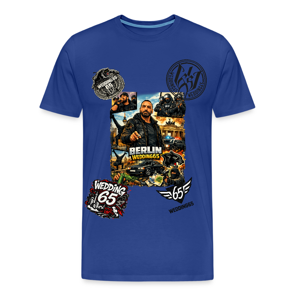 All in Wedding 65 Berlin Männer Premium T-Shirt - Königsblau