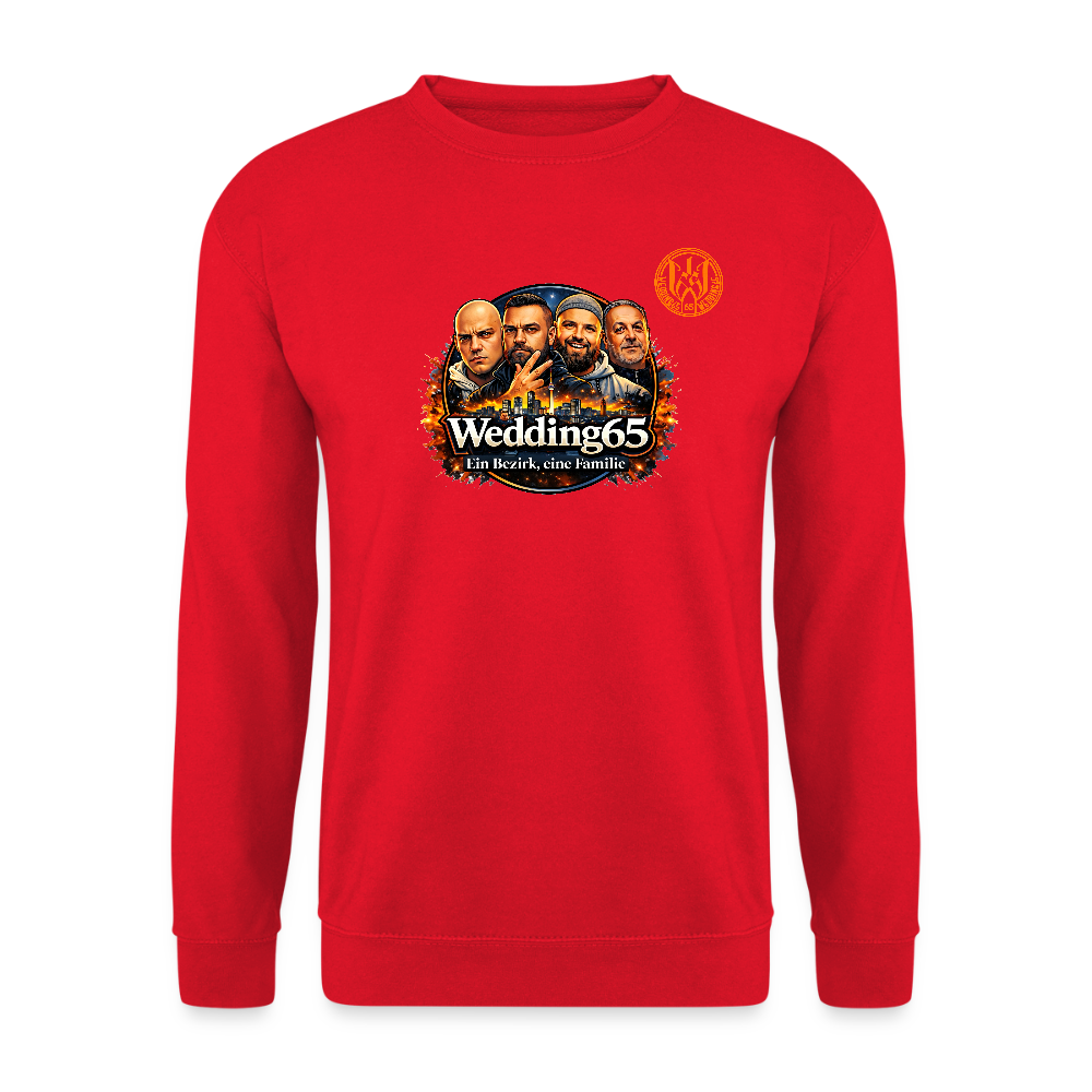 Wedding65 Familia Unisex Pullover - Rot