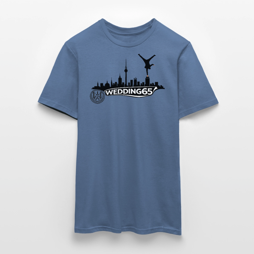 Mesutman Wedding Skyline 65 Männer T-Shirt - Taubenblau 