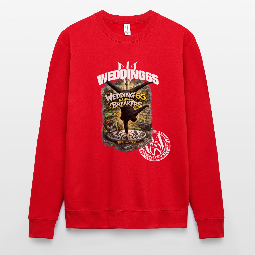 Berlin Wedding65 Breakers Männer Premium Sweatshirt - Rot