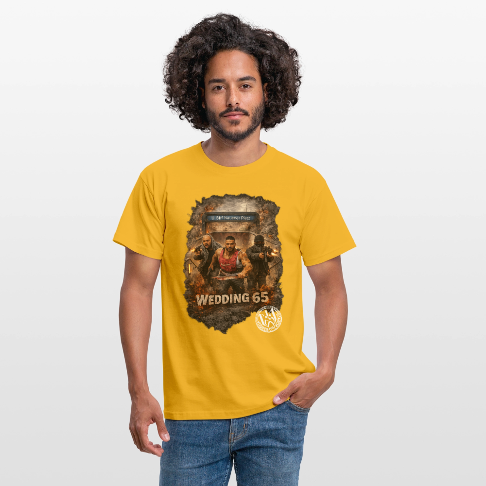 CS Wedding65 Männer T-Shirt - Gelb