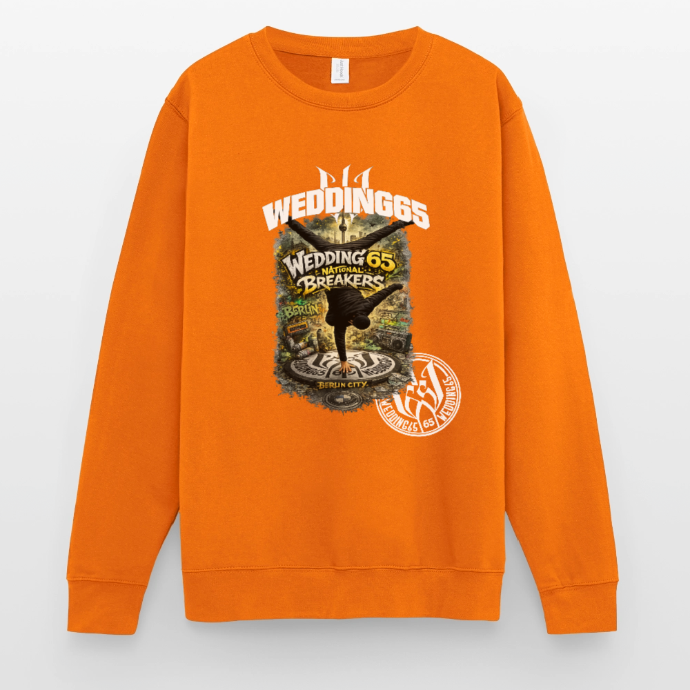 Berlin Wedding65 Breakers Männer Premium Sweatshirt - Orange