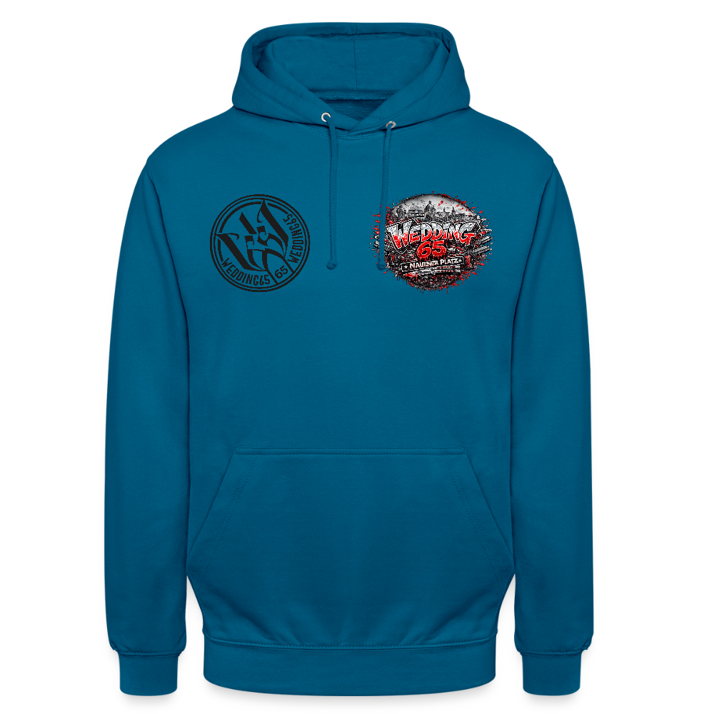Berlin Wedding 65 Nauener Platz Unisex Hoodie - Tiefseeblau 