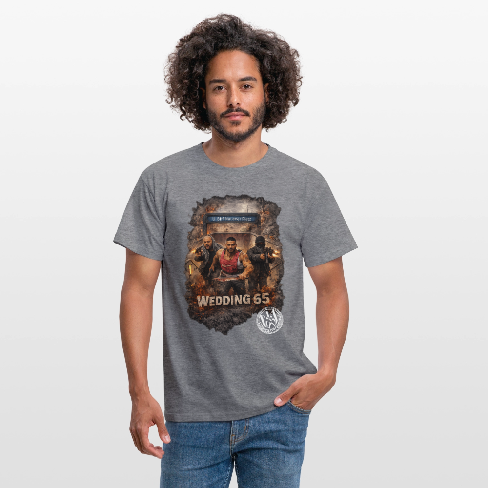 CS Wedding65 Männer T-Shirt - Graphit meliert