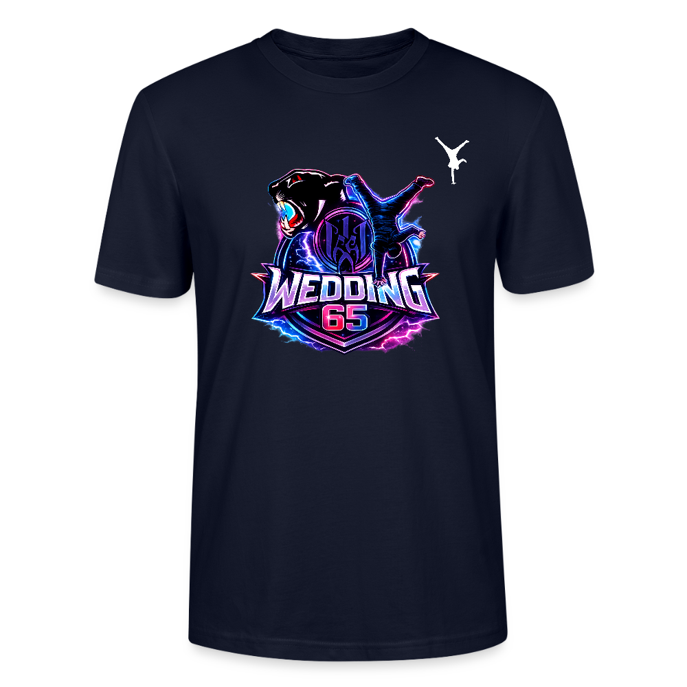 Neon Wedding65 Unisex T-Shirt CRAFTER - Navy