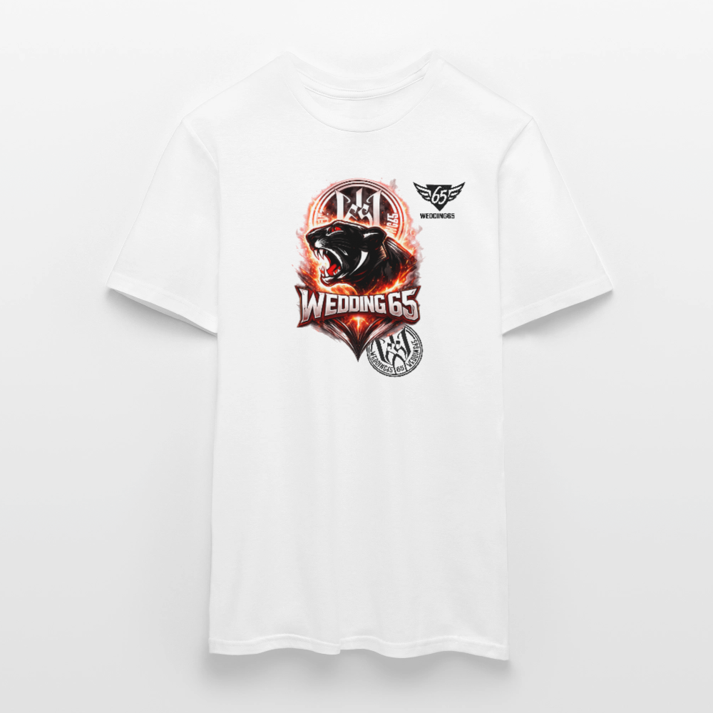 Fire Panther Wedding 65 Männer T-Shirt - Weiß