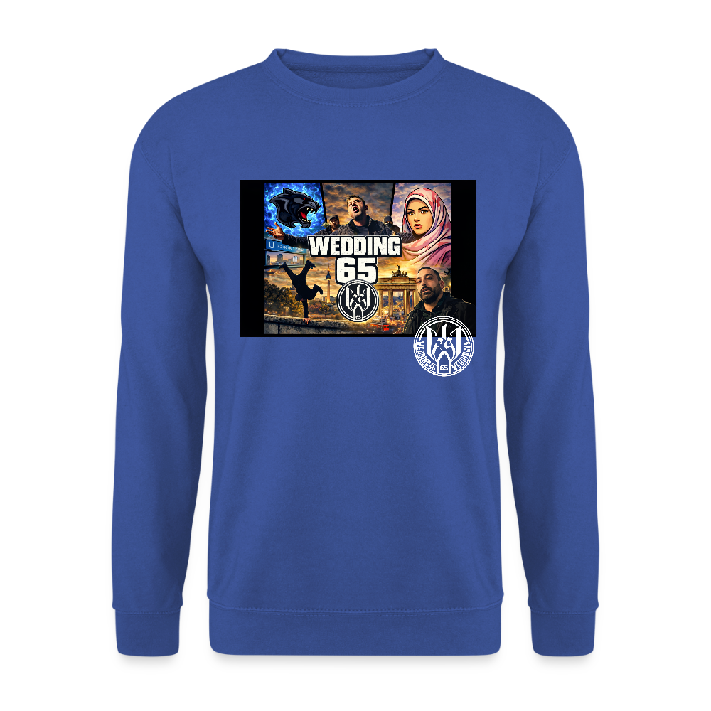 Wedding65 Unisex Pullover - Royalblau