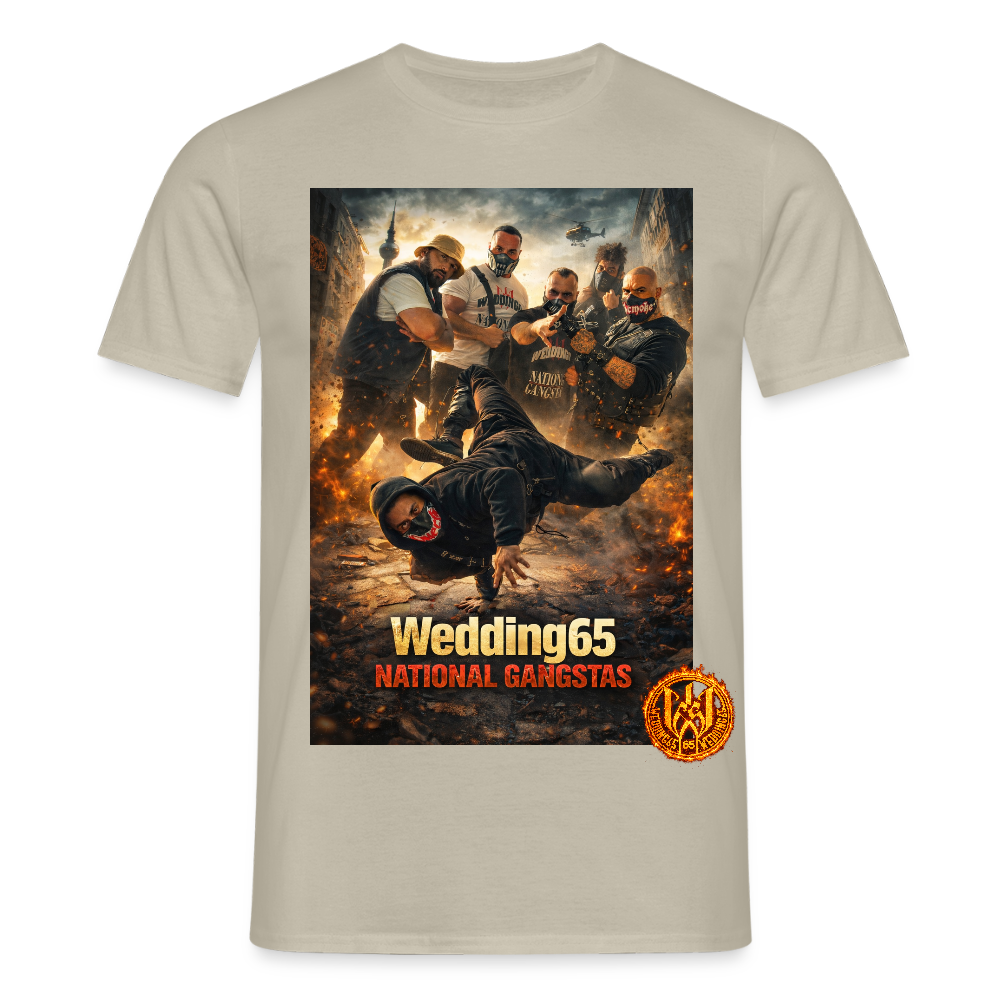 Crew Wedding65 Männer T-Shirt - Sandbeige