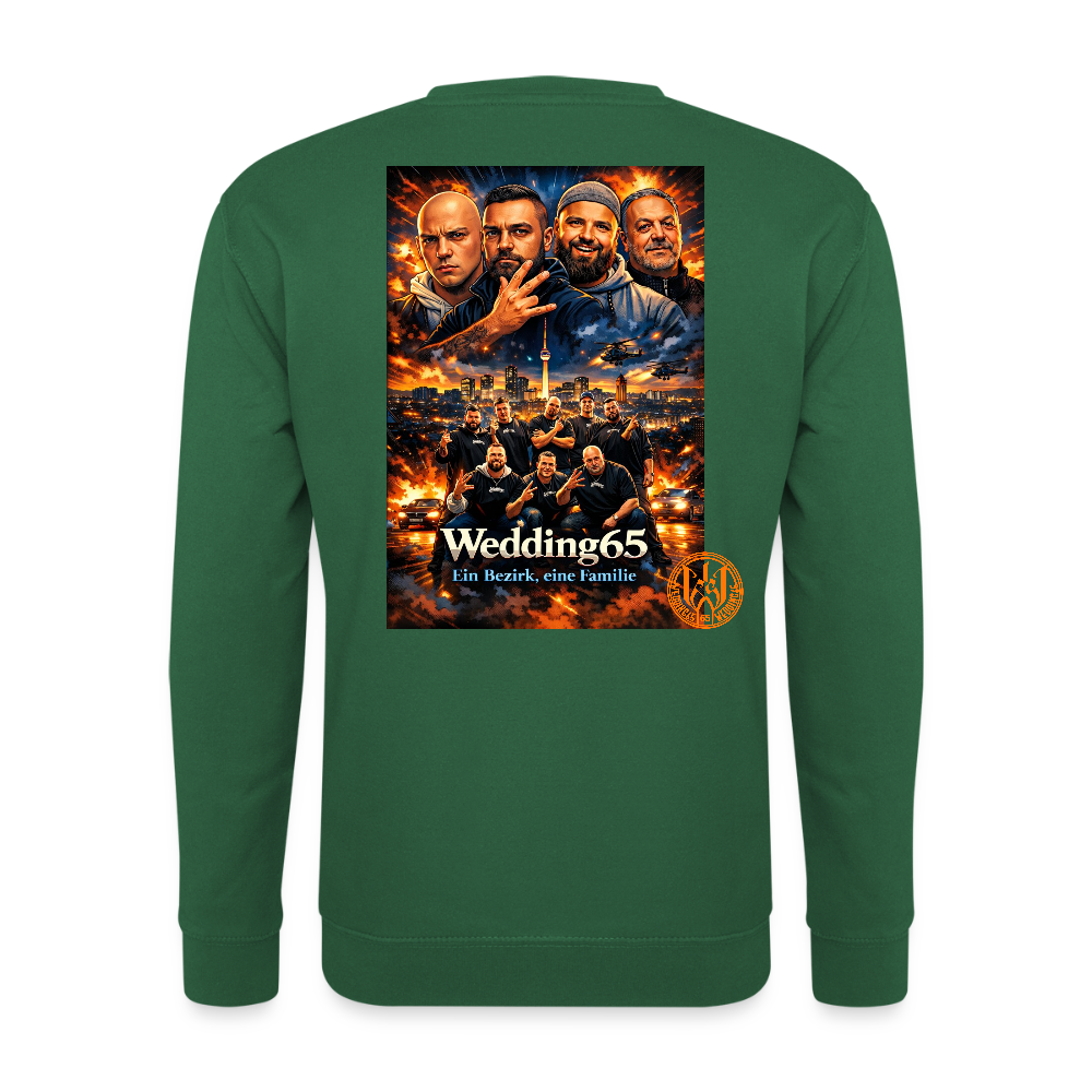 Wedding65 Familia Unisex Pullover - Grün