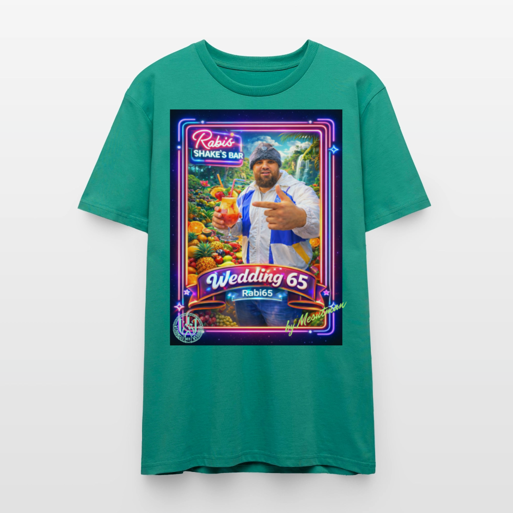 Wedding65 Rabis Shake's Bar Unisex T-Shirt - Blaugrün