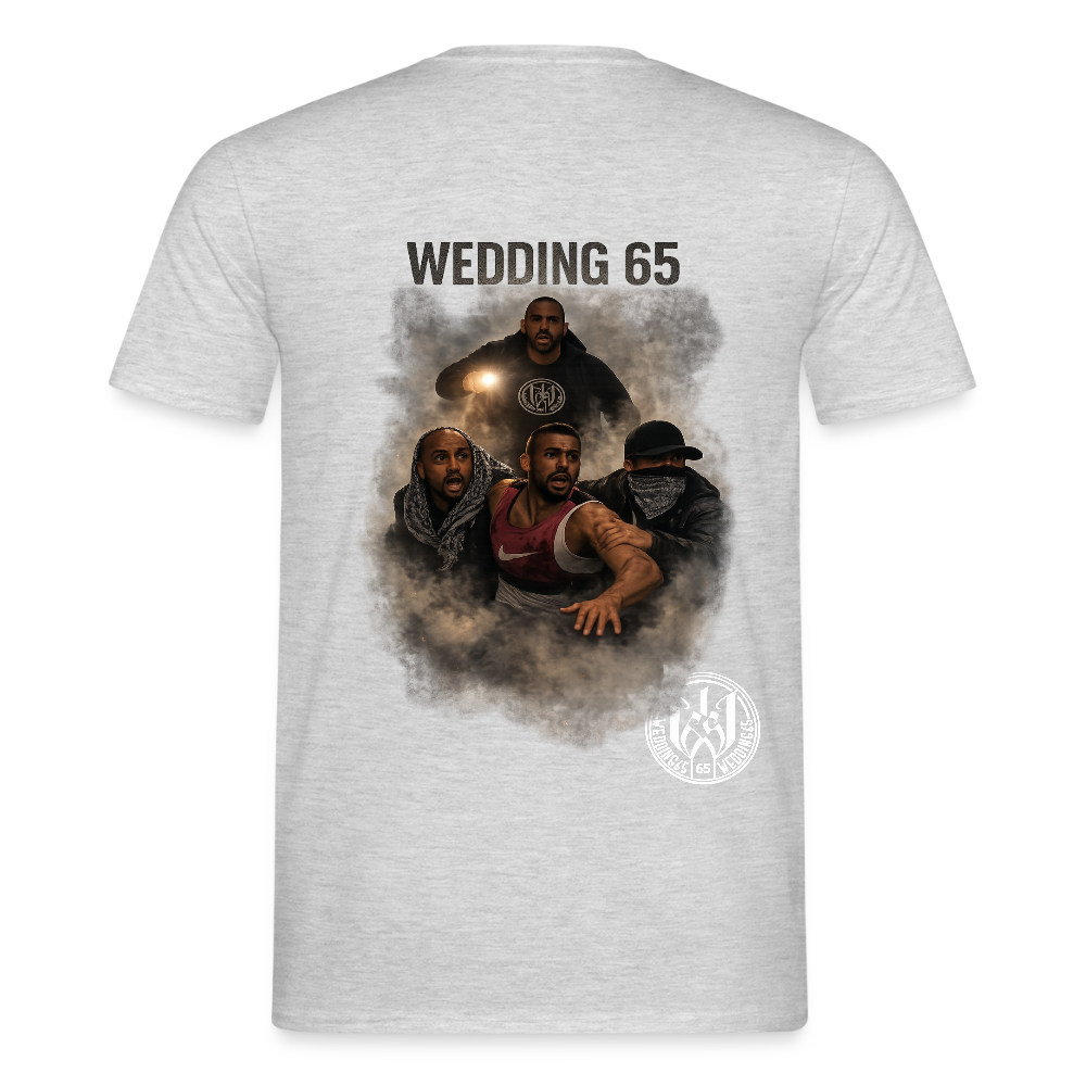 CS Wedding65 Männer T-Shirt - Grau meliert
