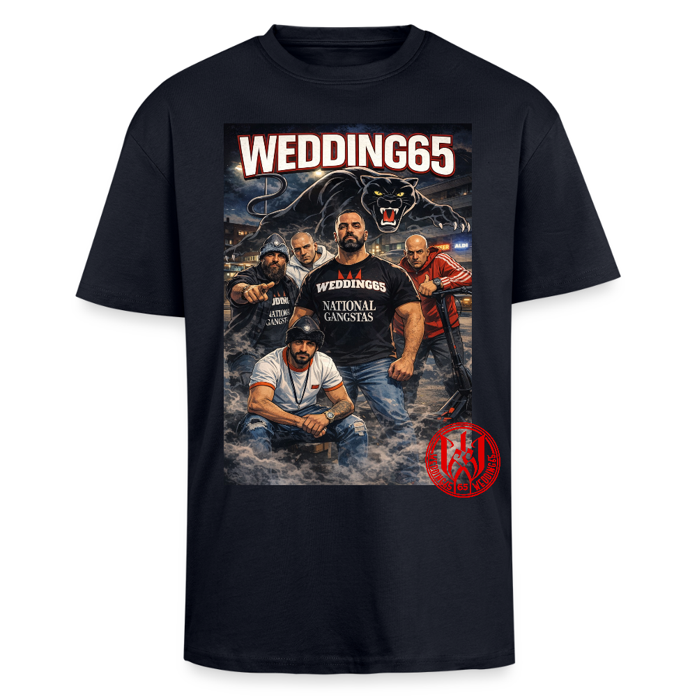 Crew Wedding65 GB Heavy Oversize T-Shirt - French Navy