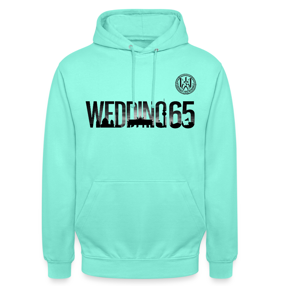 Wedding 65 Basic white Unisex Hoodie - Mint