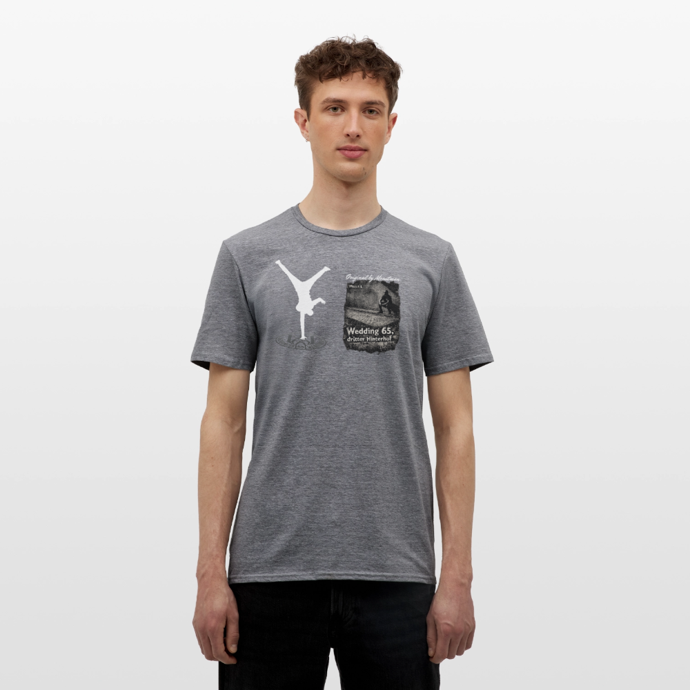 Mesutman65 Dritter Hinterhof Männer T-Shirt - Graphit meliert