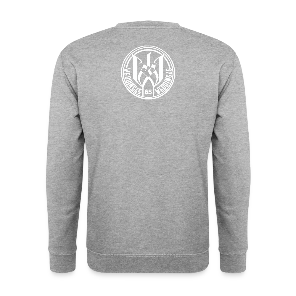 Wedding65 Unisex Pullover - Weißgrau meliert