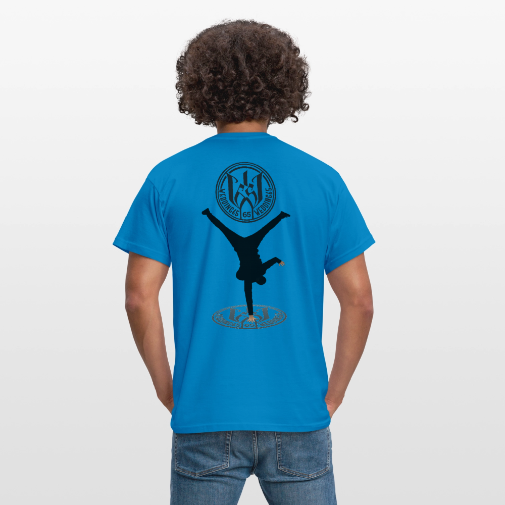 White Logo Breakdancer Mesutman Wedding65 Männer T-Shirt - Royalblau