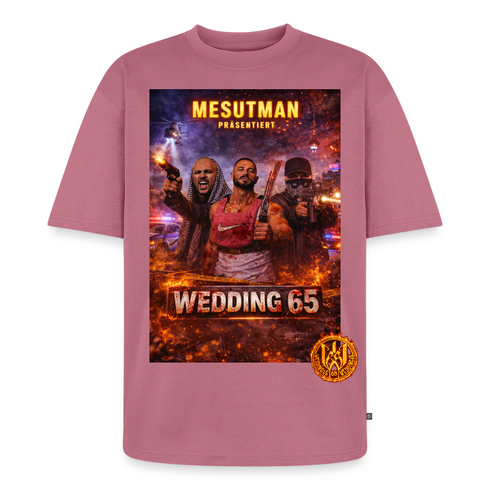 Mesutman Wedding 65 Premium Oversized Bio T-Shirt - Mauve