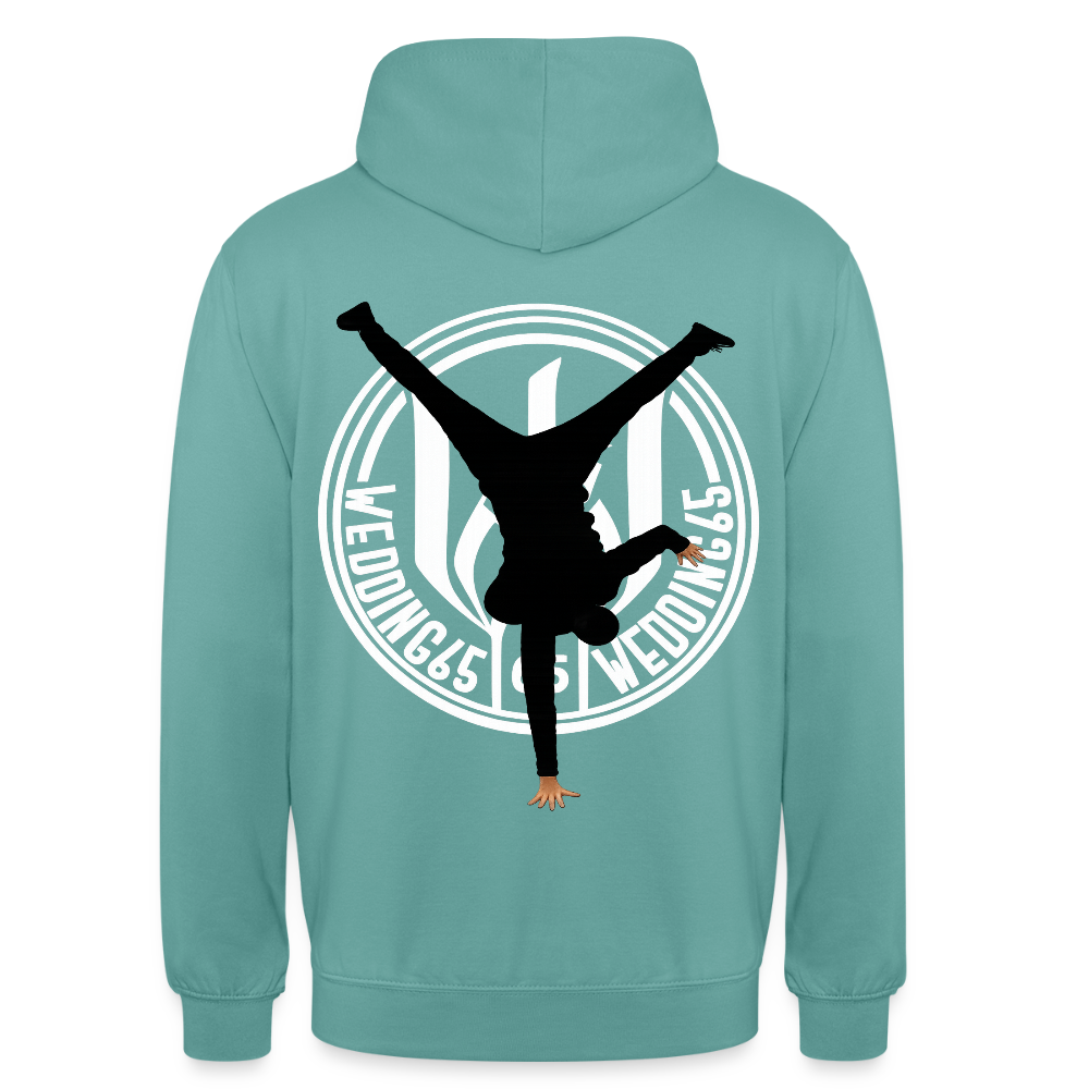 Breakdance 99 Wedding65 Unisex Hoodie - Pastelltürkis