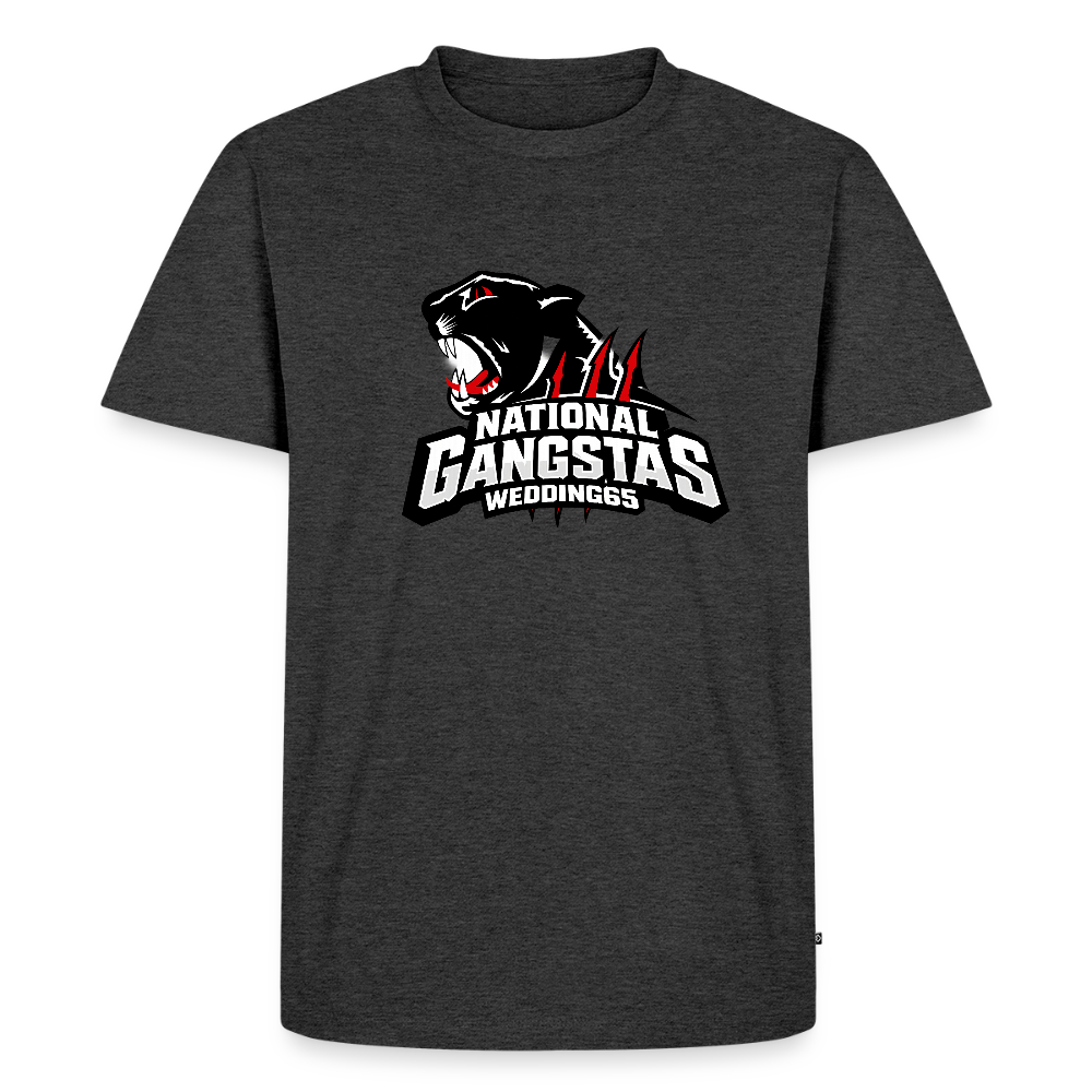 National Gangstas Panther Männer Premium T-Shirt - Anthrazit meliert