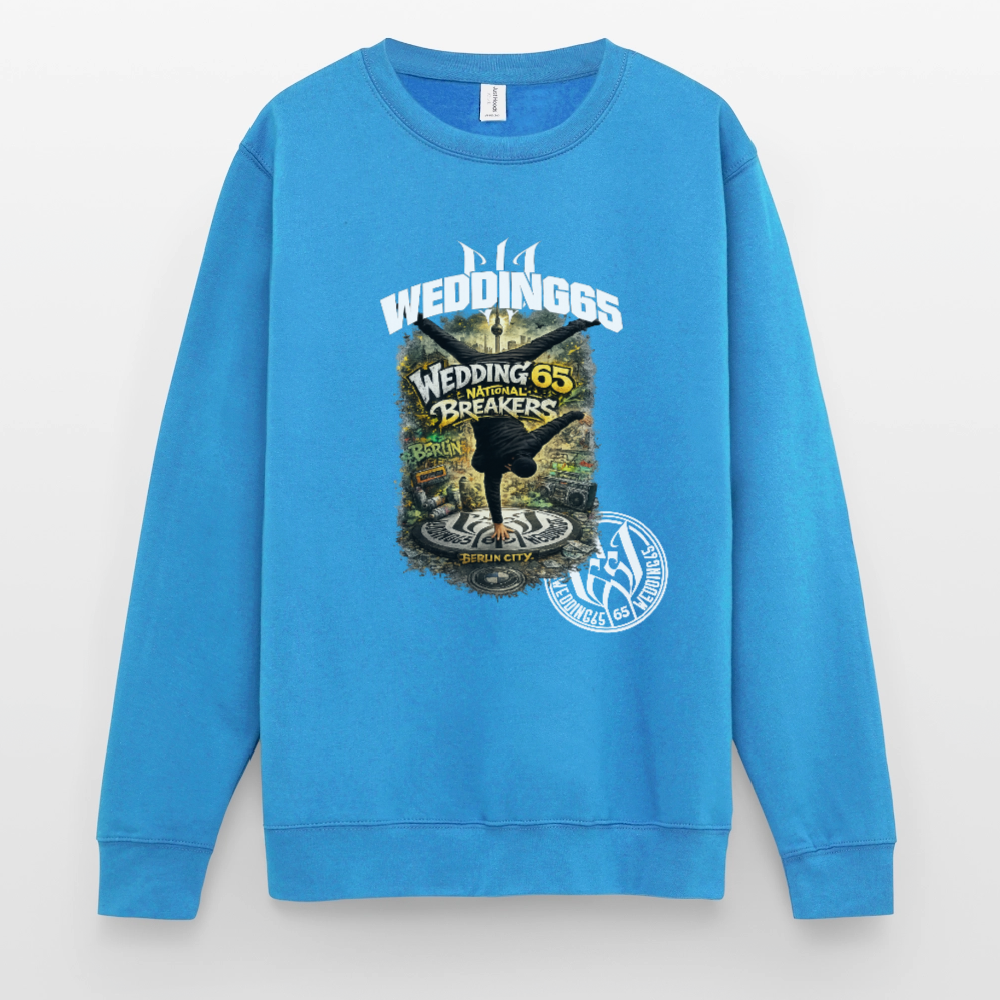 Berlin Wedding65 Breakers Männer Premium Sweatshirt - Meeresblau